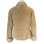 wilson's leather  Maxima Tan Suede Jacket Shearling Faux Fur Lined Womens XL Photo 1