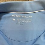 Peter Millar Peter Millar Women's Golf Polo Shirt Medium Blue Performance Logo Texas SPF50 Photo 6