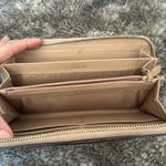 Coach  textured leather metallic wallet Photo 3