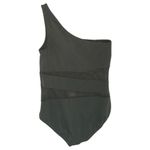Carmen Marc Valvo Swimsuit Womens 14 One Shoulder Mesh One Piece Padding Green Photo 4