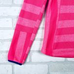 Avalanche  Women's Hoodie Pullover Striped Button Front Thumb Hole Pink‎ M Photo 10