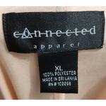 Connected Apparel XL Skirt Floral Print Beige Brown Midi Pleated Photo 2