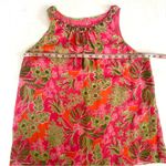 Lilly Pulitzer 50th Anniversary Jubilee Rohan pink silk top Multi Luscious Sz 6 Photo 12
