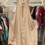 Willow & Clay Golden Tan Satiny Halter Top Going Out Top Photo 1