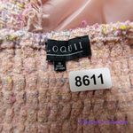 Eloquii tweed cropped top rainbow pink women plus size 16 Photo 8