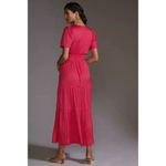 Anthropologie NWT by The Somerset Maxi in Pink Lumensilk Edition Dress M Photo 8