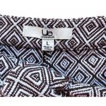 YA Los Angeles Brown & White Woven Short Shorts ~ Women's Size LARGE Photo 3