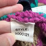 Vintage Northern Isles Mixed Print Stars Stripes Oversized Sweater Size M Photo 8