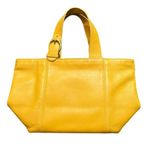Coach Vintage ‎ SOHO Waverly Buckle Bag Leather 4133 Yellow Chamois Hand Bag Photo 0