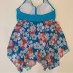 Blue Two Piece Swimwear Swim Skirt Mesh Bikini NWT Size 2XL Photo 8
