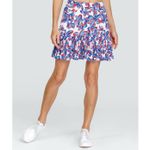 Tail Active Skirt Skort Women Small Floral Blue Pleated Pockets Lined Tennis Photo 2