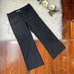 Y2K Striped Dress Pants Black & Blue Size undefined Photo 0