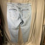H&M US 16 High Waisted Mom Jeans Light Wash Denim Womenswear Classic Photo 9
