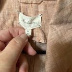 Lou & grey  size M peachy tan linen moto style jacket Photo 4