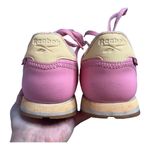Reebok  Pink and Cream Retro Sneakers with Gum Sole Photo 5
