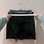 American Eagle  Black Jean Skirt Size 0 Regular Photo 2
