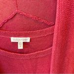 Eileen Fisher  100% Hemp coral pink coordinate knit Set,top and open cardigan Photo 3