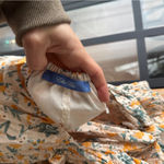 Ella Blu eyelet floral smocked mini dress tiered ruffle sleeveless marigold Orange Photo 3