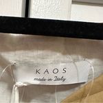 Kaos Italian cropped blouse biscotti color size 2 Brown Photo 4