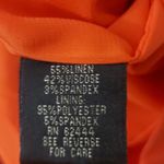 Nicole Miller  Orange Midi Cocktail Sheath Dress 0 Fall Corporate Siren Dopamine Photo 10