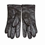 VTG Cashmere WPL 9093 Women's Chocolate Brown Size 7M Leather Gloves Lined Photo 4