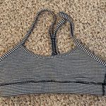Lululemon KENZIE ZEIGLER reposh Black and White Checked  Sports Bra Photo 2