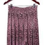Ramy Brook  Pink Vivica Zebra-Print Maxi Skirt sz S Photo 3