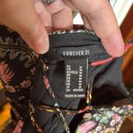 Forever 21  Black Metallic Floral Tiered Asymmetrical Maxi Dress Size Medium Photo 7