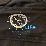 Blue Life  Womens Black Sleeveless Drape V-Neck Top Size L 100% Modal USA Made Photo 2