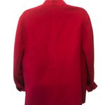 Talbots VTG  Wool CASHMERE Dark Blend Pink Open Concept Blazer Jacket 12 Winter Photo 2