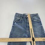 ZARA ‎ Jeans Womens 2 Blue Distressed Skinny Stretch Mid Rise Denim Pants Photo 6