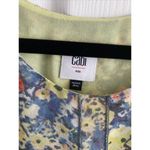 CAbi Positano Small Blouse 5041 Layered Yellow Floral Top Cottagecore Spring Photo 2