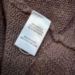 Fortune + Ivy Metallic Button Detail Shawl Collar Sweater Cardigan Brown S Photo 5