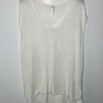 Free People Easy Tee Sweater Top in White Small Photo 2
