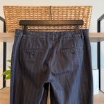 EXPRESS  Editor Mid-Rise Vertical Stripe Woven Career Dress Pant Trouser, 8 Photo 4