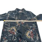 Jude Connally Melody Floral Black Long Sleeve Collared Printed High Low Top Sm S Photo 11