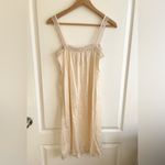 Vintage 70s Peignoir Set Robe & Nightie Set Champagne Romantic S Photo 6