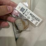 Madewell NWT Belted Trench Coat in Drapey Twill Muted Stone Chic Size Large Photo 6