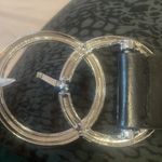 Rue 21 black vegan leather belt sL/XL new Photo 5