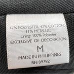 Natori Size Medium Metallic Jacquard Silver/Gold Open Front Jacket/Eveni… Silver Photo 10