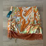 Wild Fable NWT Mini Shirt Size M Orange Runched mesh Photo 4