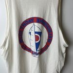 Urban Outfitters Distressed Vintage Melbourne Yacht Club Tank Top White Large L Spring Regatta Photo 5