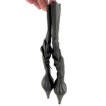 ALIAS MAE Black Leather Heeled Tall Boots Size 38 Photo 3