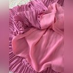 ALC Frank A.L.C. Pink Backless Pleated Dress 4 Photo 9