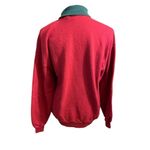 Gopher Sport Vintage 80’s/90’s Country Farm Style Red With Green Turtleneck Pull Size L Photo 2