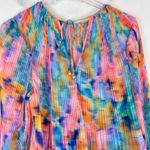Tanya Taylor  Shanalee Top Shirt Accordion Pleated Long Sleeve Size Small S EUC Photo 8