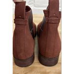 Toms Burgendy Ankle Booties Chelsea Booties Burgundy - Size W9 Photo 7