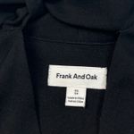 Frank And Oak  Neck Tie Black Blouse Photo 2