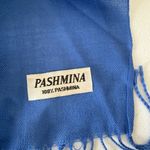 Pashmina Women's Soft Solid Color 100%  Shawl Wrap Scarf  blue Light Navy 27x67 Photo 1