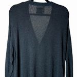 margaret o'leary Margaret O’Leary Black Viscose Blend Cardigan Sweater Button Up USA Dry Clean Photo 4